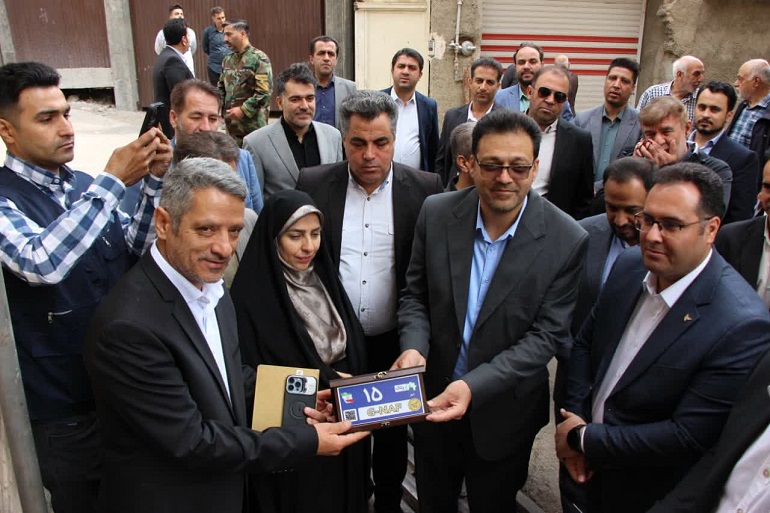 پلاک‌گذاری هوشمند در آهار با حضور فرماندار شمیرانات افتتاح شد